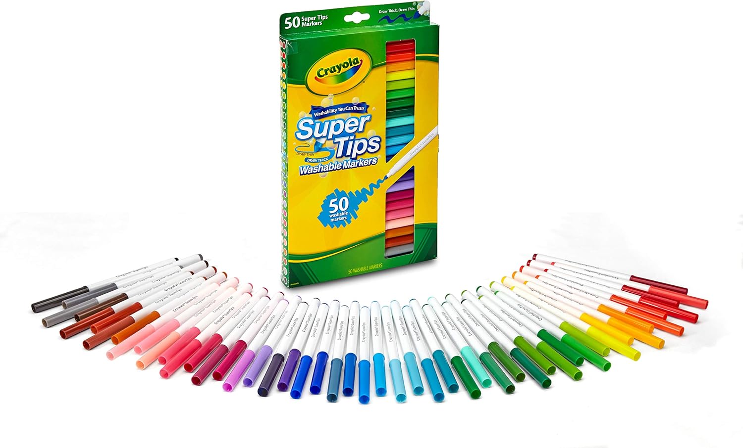 Фломастеры Crayola 50 шт. - фото 1