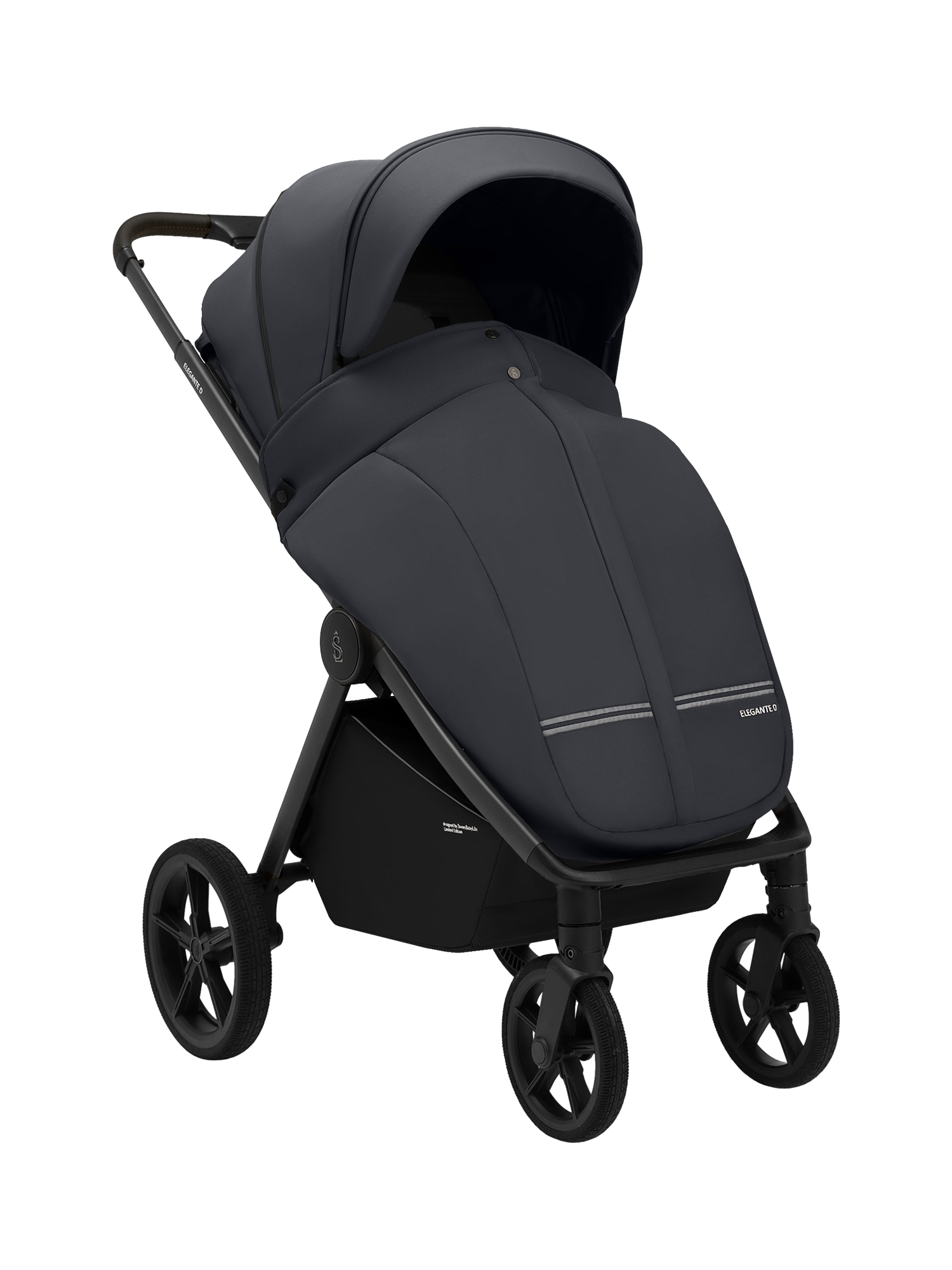 Коляска прогулочная Sweet Baby Elegante D Dark Grey серый - фото 16