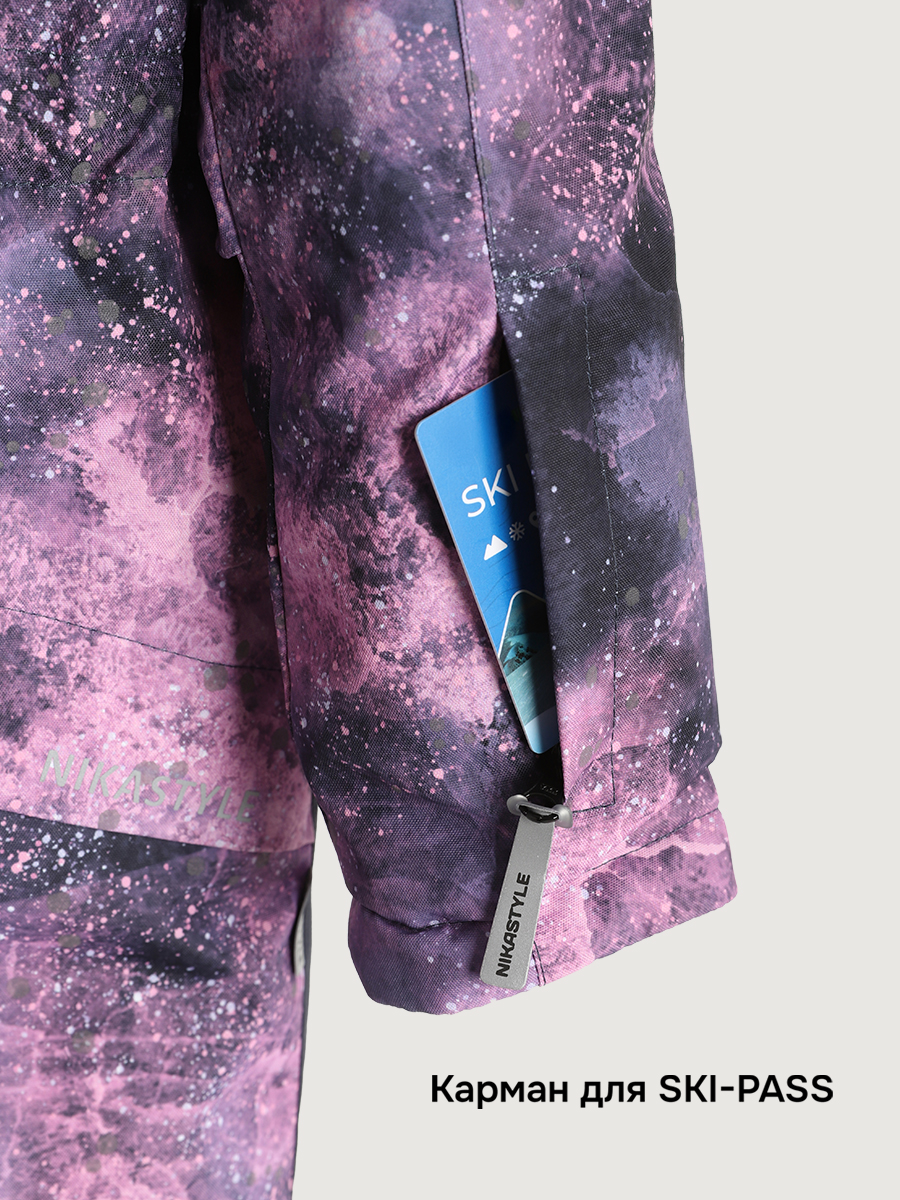 Комбинезон NIKASTYLE 8з3625 сухая роза/графит - фото 10