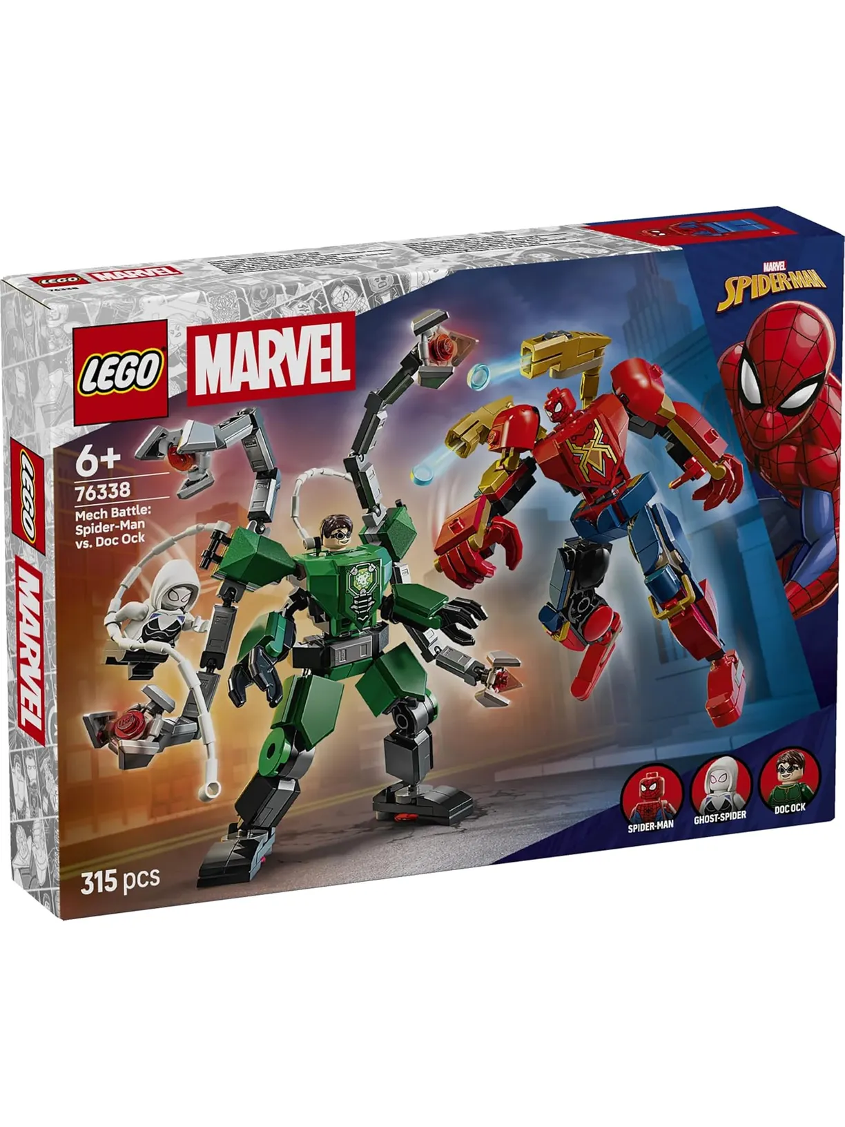 Конструктор LEGO Marvel Super Heroes Человек-паук 315 дет. - фото 5