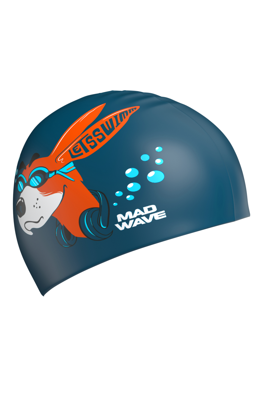 Шапочка для плавания Mad Wave Dog with goggles - фото 1