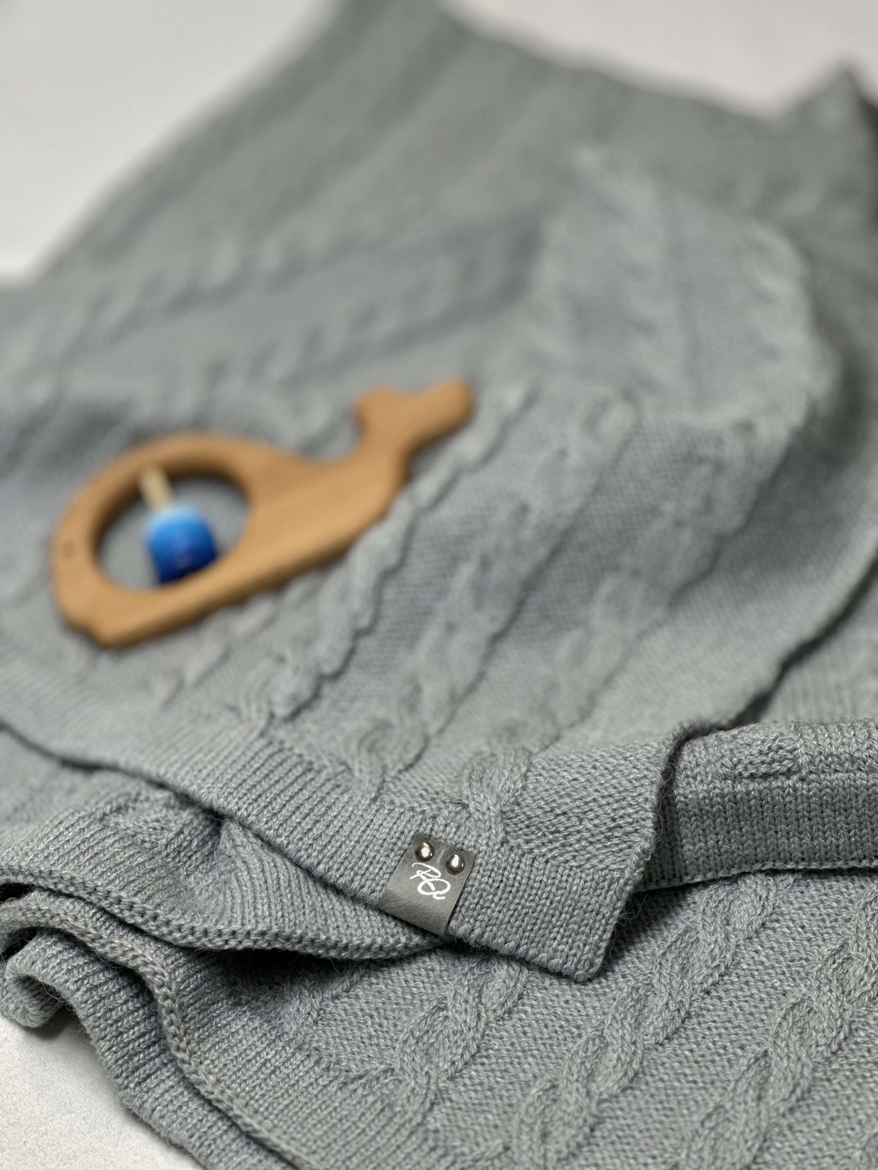 Плед RinaAmari 100 x 100 см шерсть - фото 2