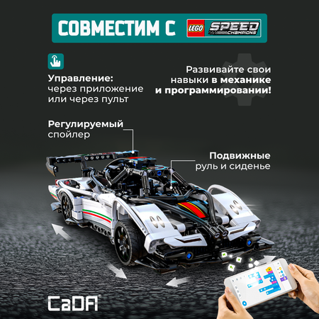 Конструктор CaDa Super car 457 дет.