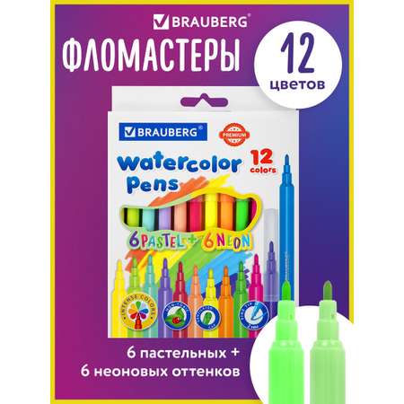 Фломастеры Brauberg 12 цв.
