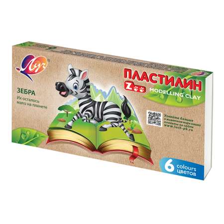 Пластилин Луч 6 цв.