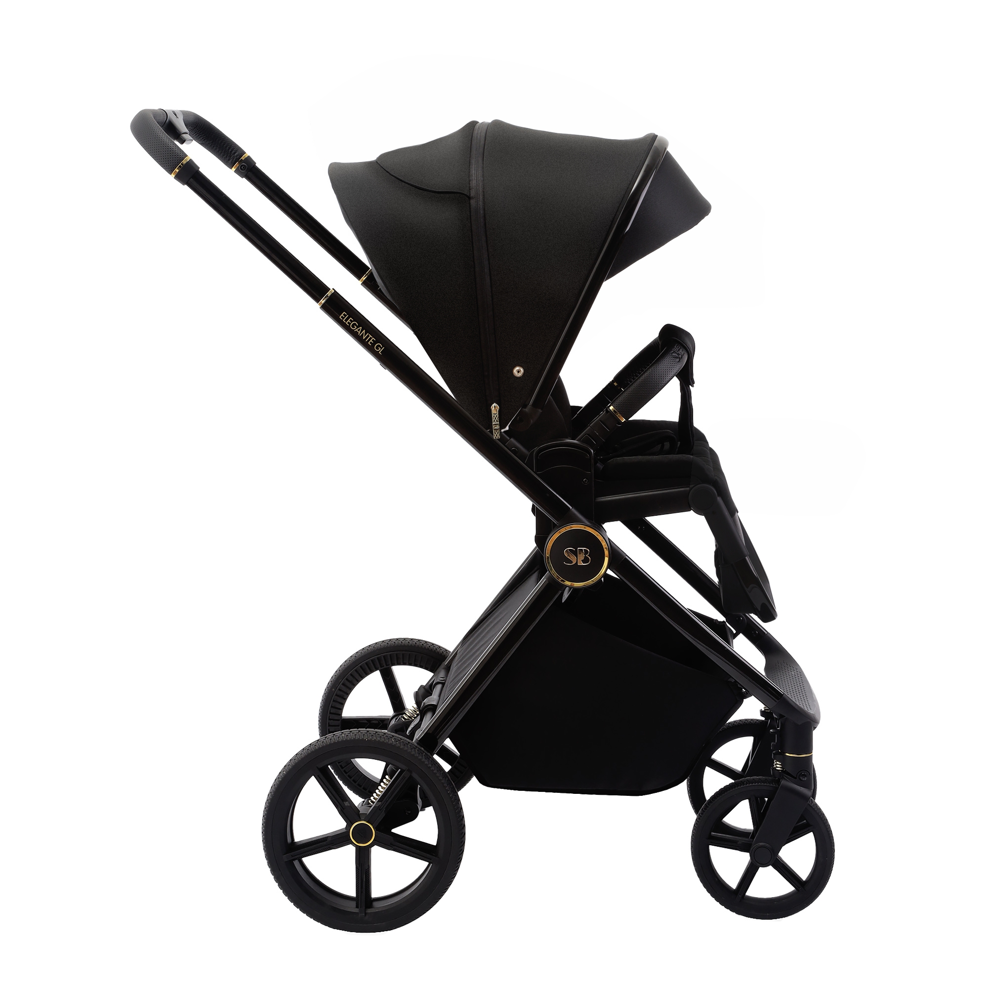 Коляска 3в1 Sweet Baby Elegante GL Black черный - фото 35