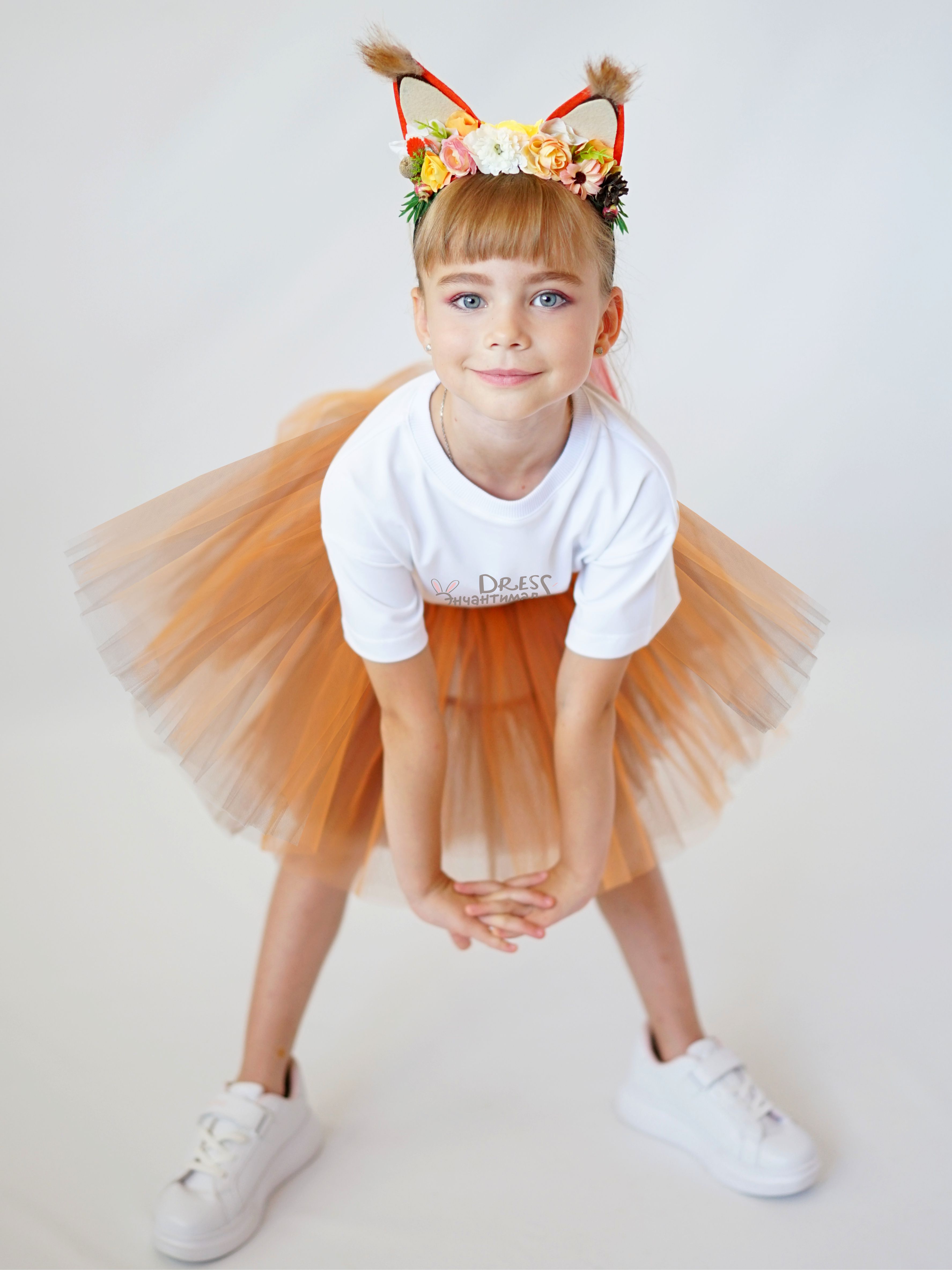 Карнавальный костюм Белка ЭнчантималсDress КосБелка - фото 8