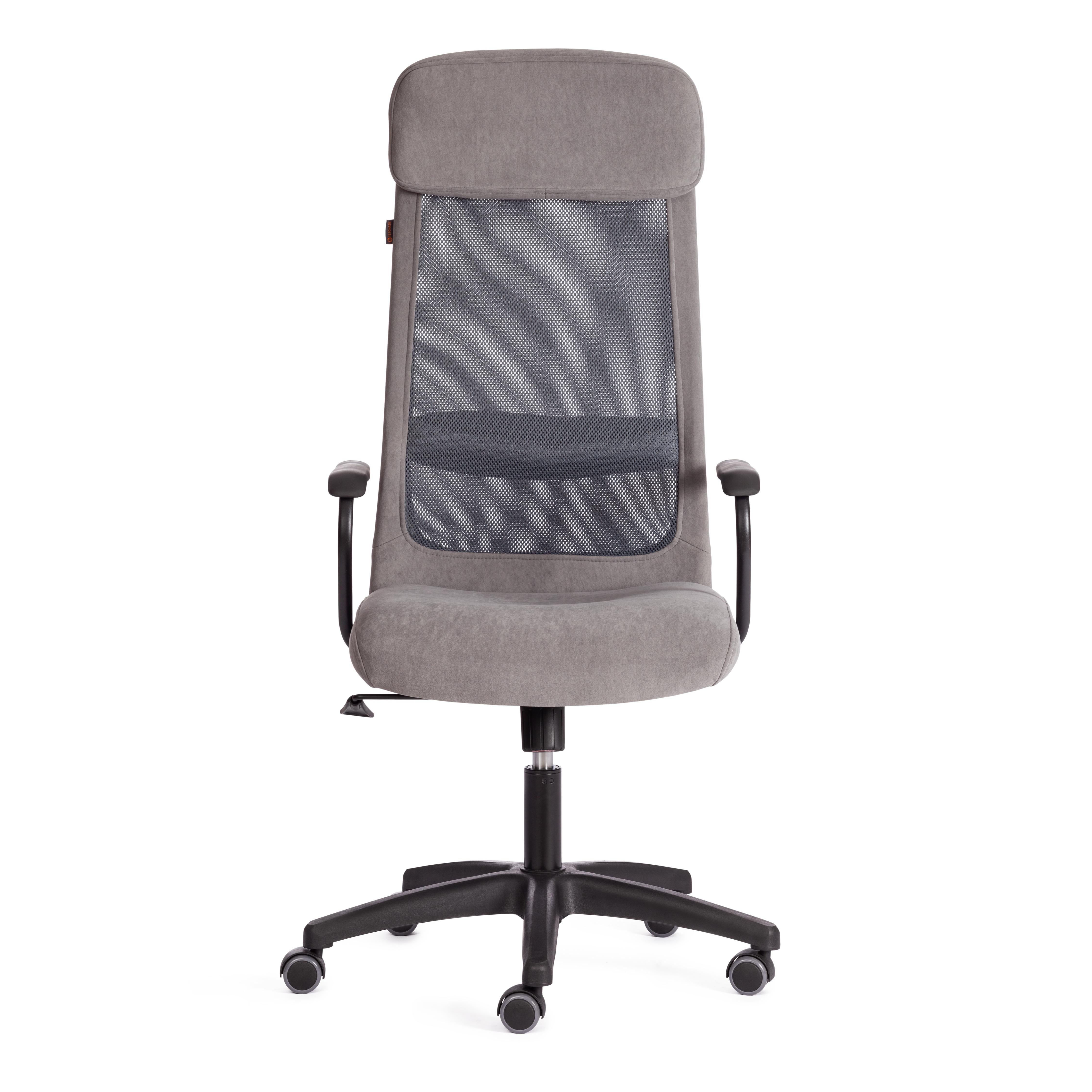 Компьютерное кресло TETCHAIR PROFIT (мп) флок/ткань серый - фото 6