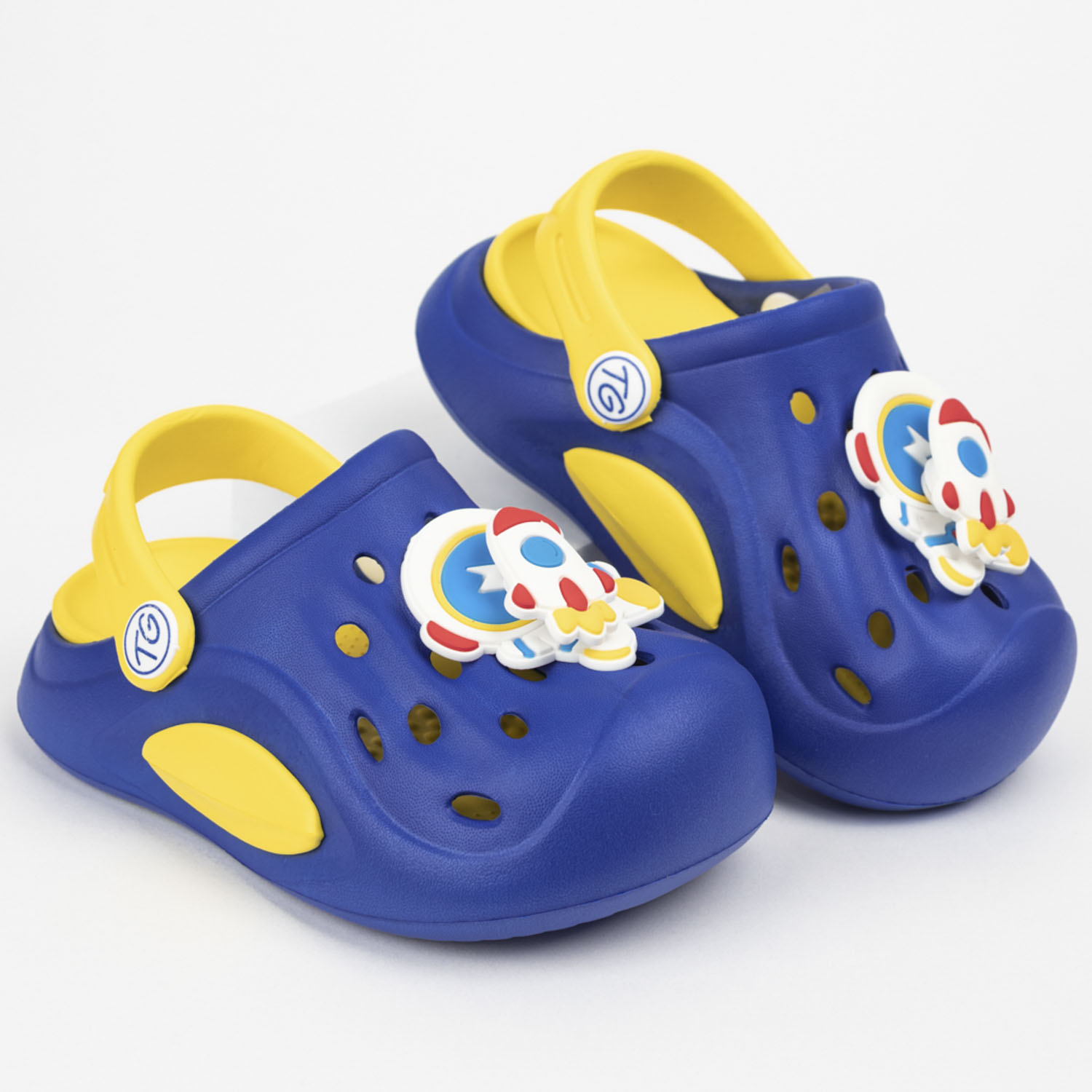 Кроксы TikkaGo 6N04_1060-1_navy-yellow - фото 1