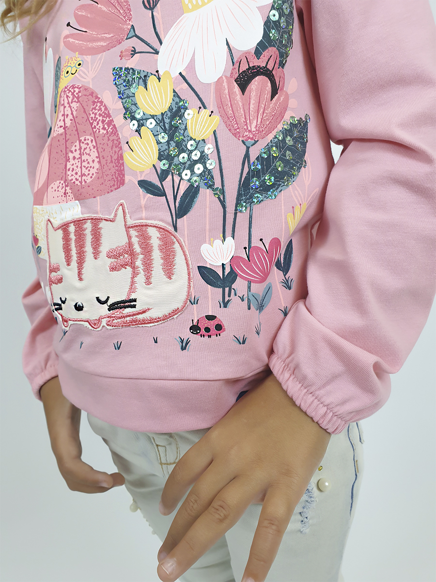 Свитшот Luneva 16-147-1. - фото 5