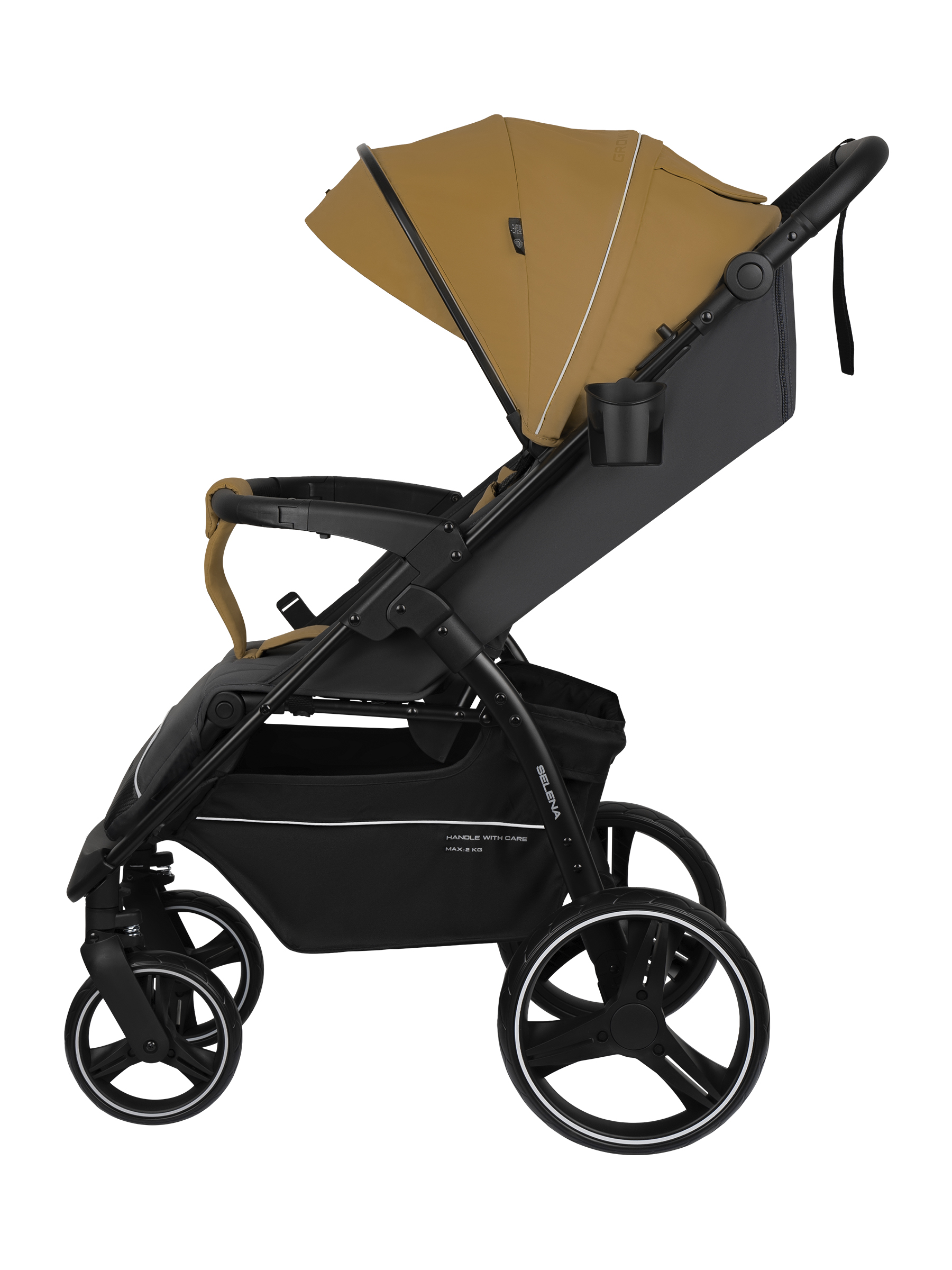 Коляска прогулочная JOVOLA SELENA 2026 всесезонная бежевый - фото 6