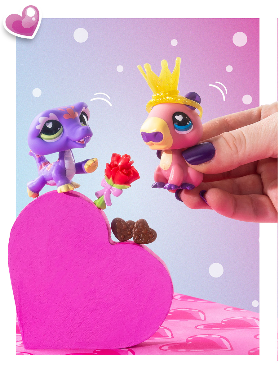 Игровой набор Littlest Pet Shop 2 фигурки Капибара и Ящерица) - фото 8