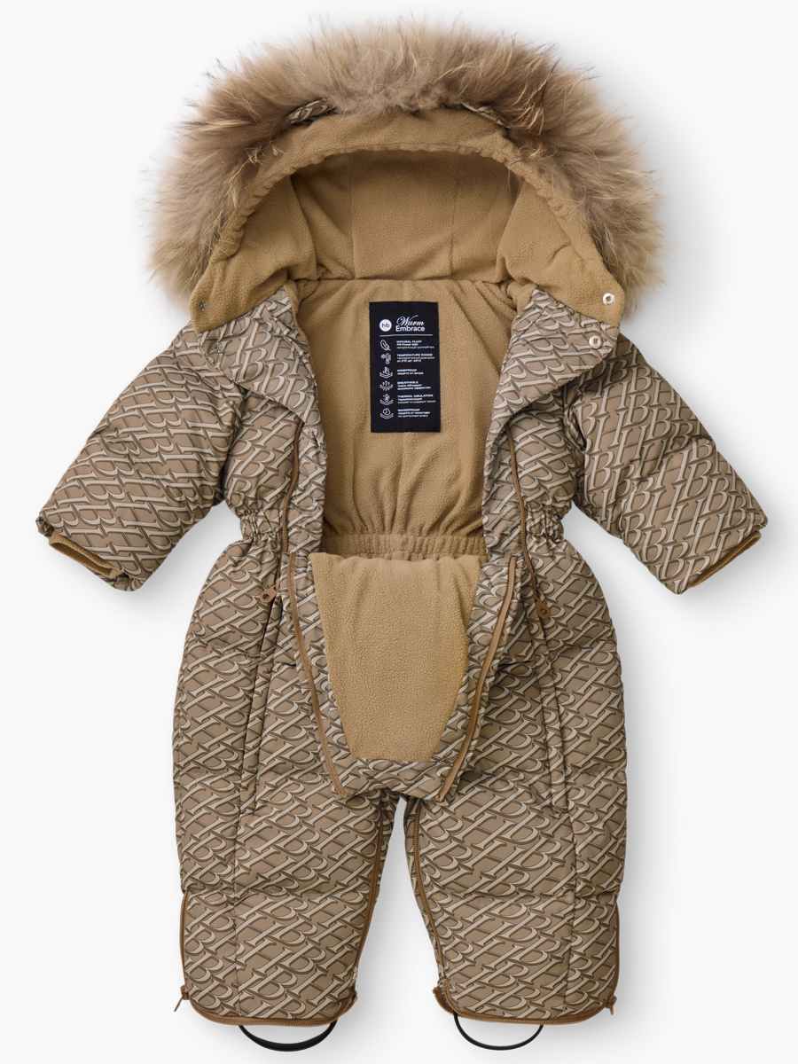 Комбинезон-трансформер Happy Baby 89144-0_beige (letters) - фото 13