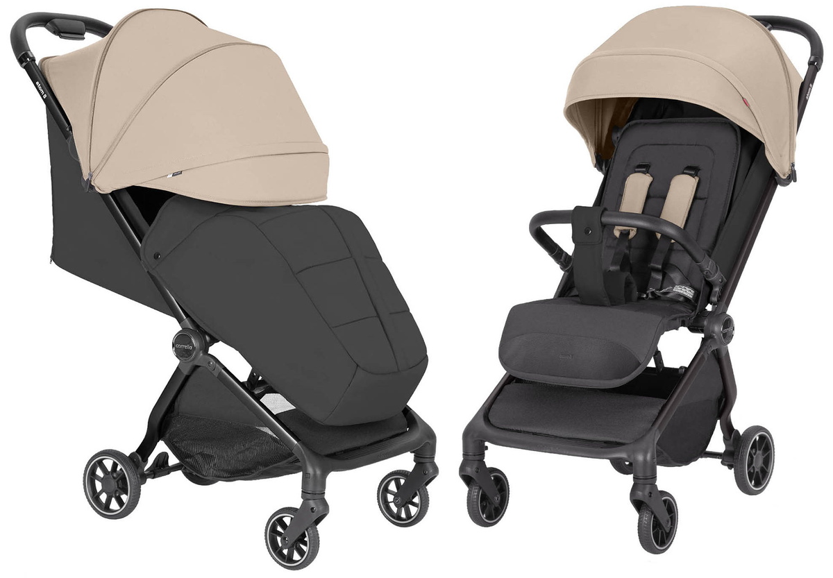 Коляска прогулочная Carrello Atom S CRL-5526 бежевый - фото 1
