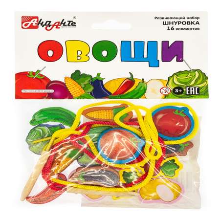 Игрушка Анданте шнуровка Овощи
