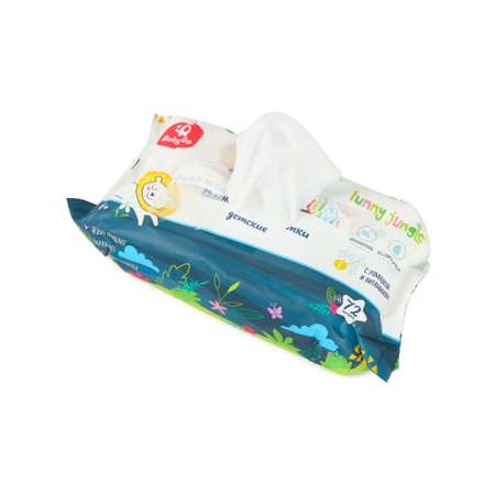 Влажные салфетки BabyGo 72 шт.