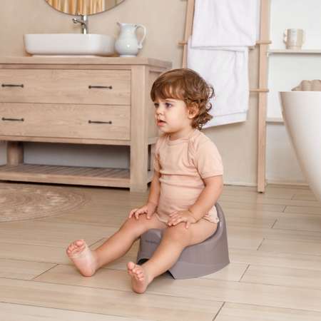 Горшок детский Amarobaby Elect серый