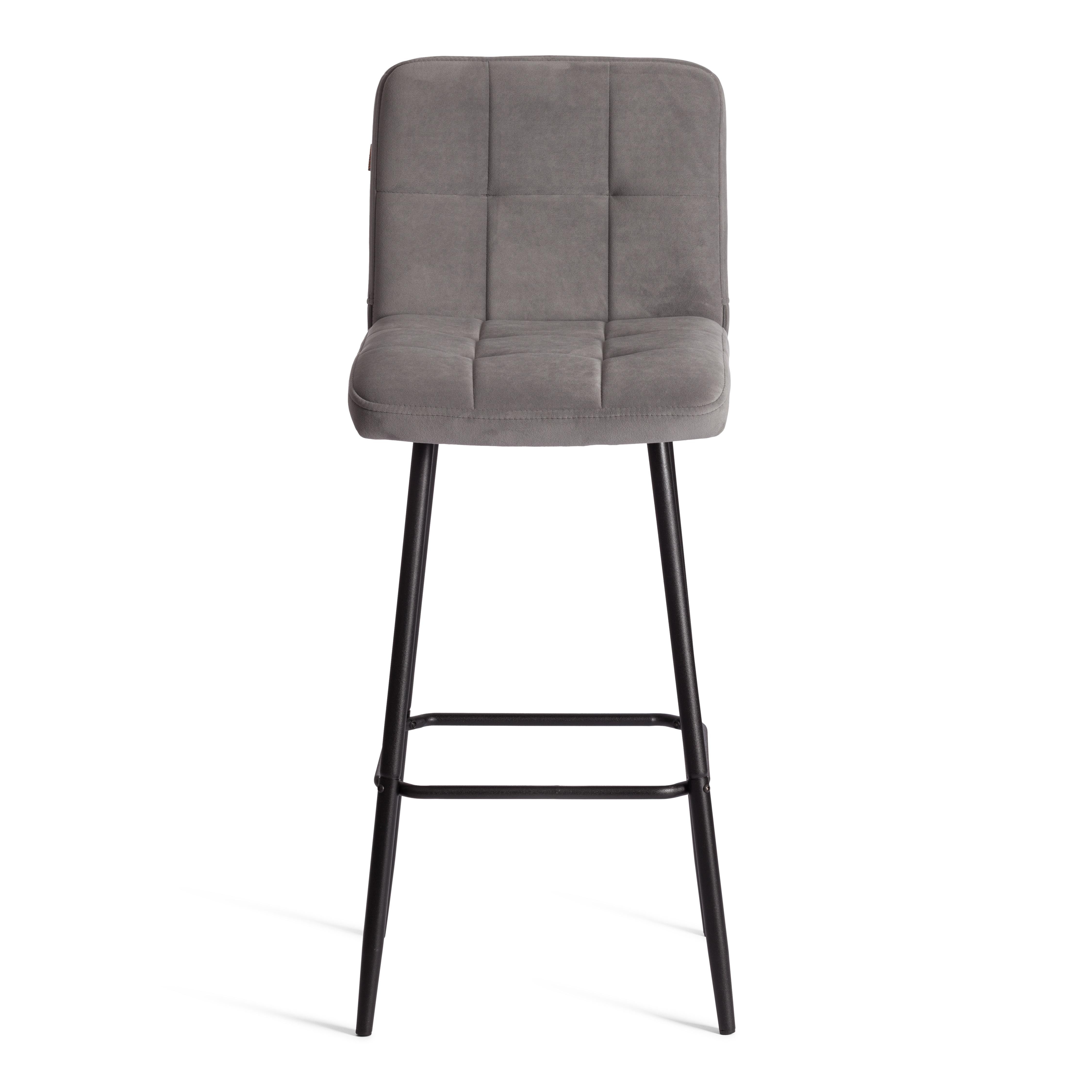 Стул TETCHAIR Medeo велюр серый - фото 6