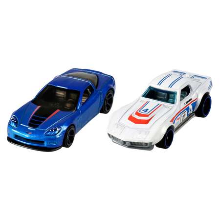 Игровой набор Hot Wheels Корвет 2шт