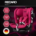 Автокресло Recaro Velix 1 Isofix 1/2/3 (9-36 кг) розовый