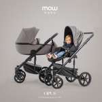 Коляска 2в1 MOWbaby Opus Classic Grey