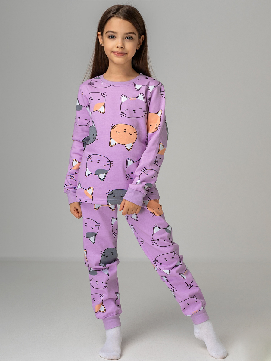 Пижама HappyFox HF10056сиреневый - фото 1