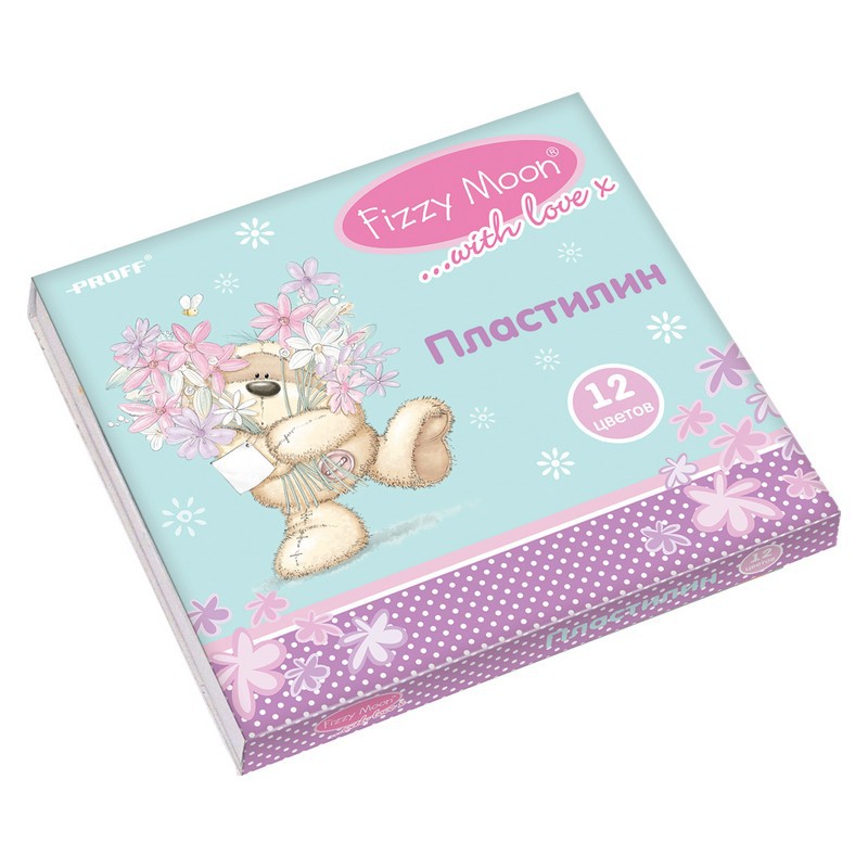 Пластилин Proff 12 цв. - фото 1
