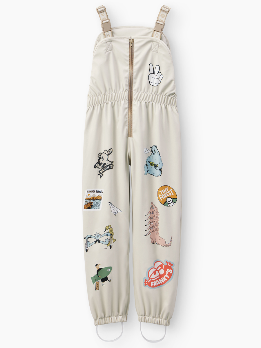 Куртка и полукомбинезон Happy Baby 88500-1_sand-stickers - фото 11