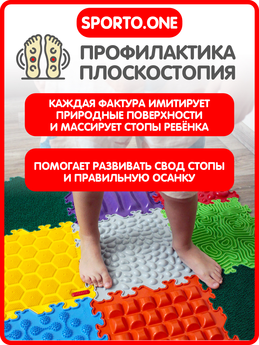 Коврик SPORTO.ONE трансформер Яркий день - фото 5