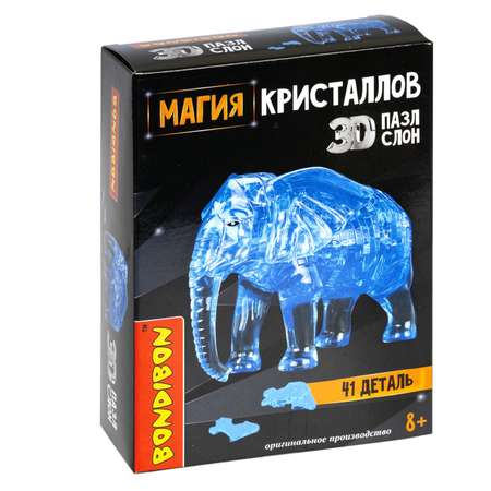 Пазл Bondibon кристаллический Слон 3D