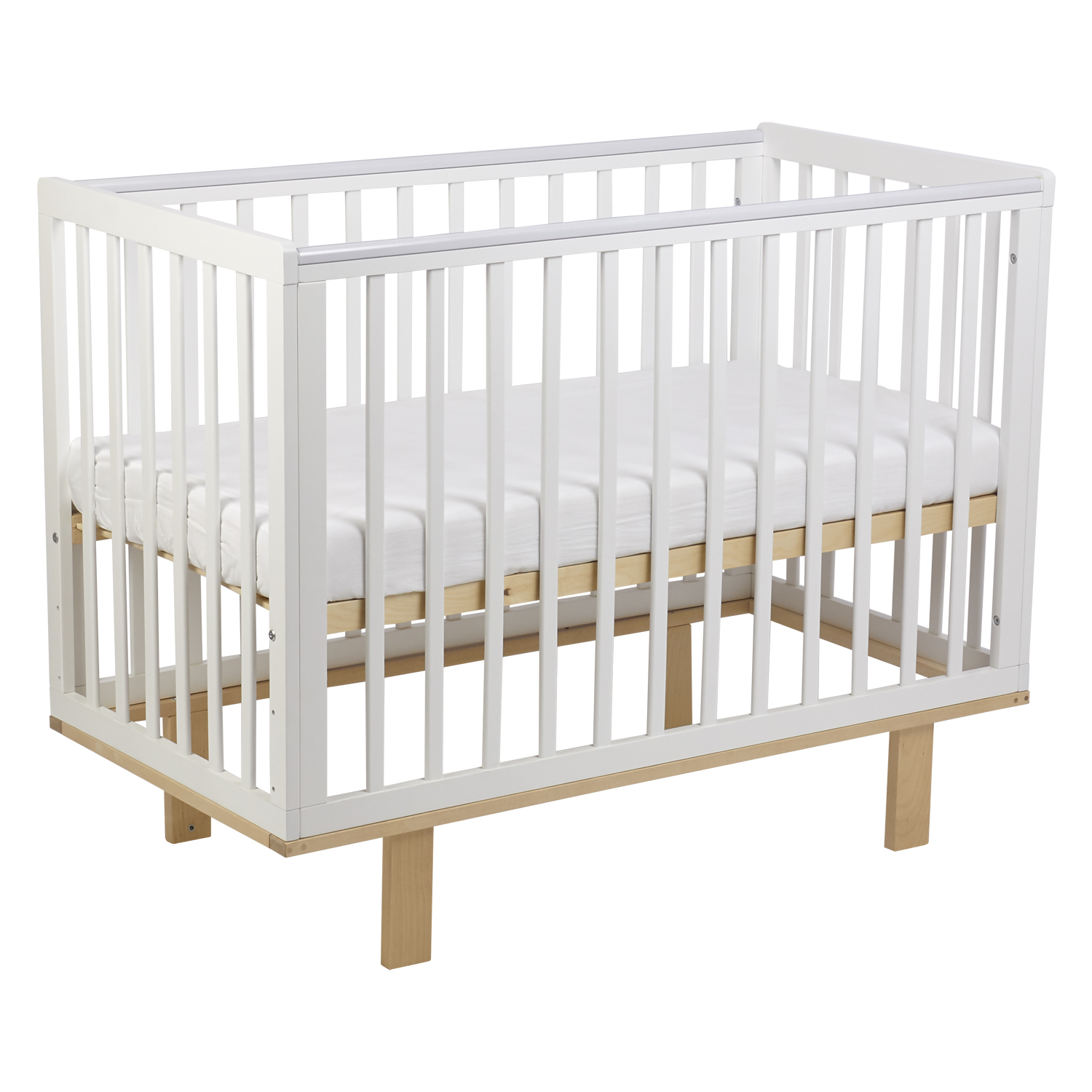 Детская кроватка Polini kids прямоугольная, (белый) - фото 10