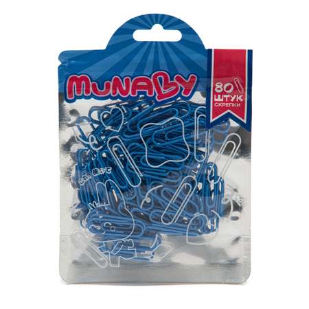 Скрепки Munaby 80 шт.
