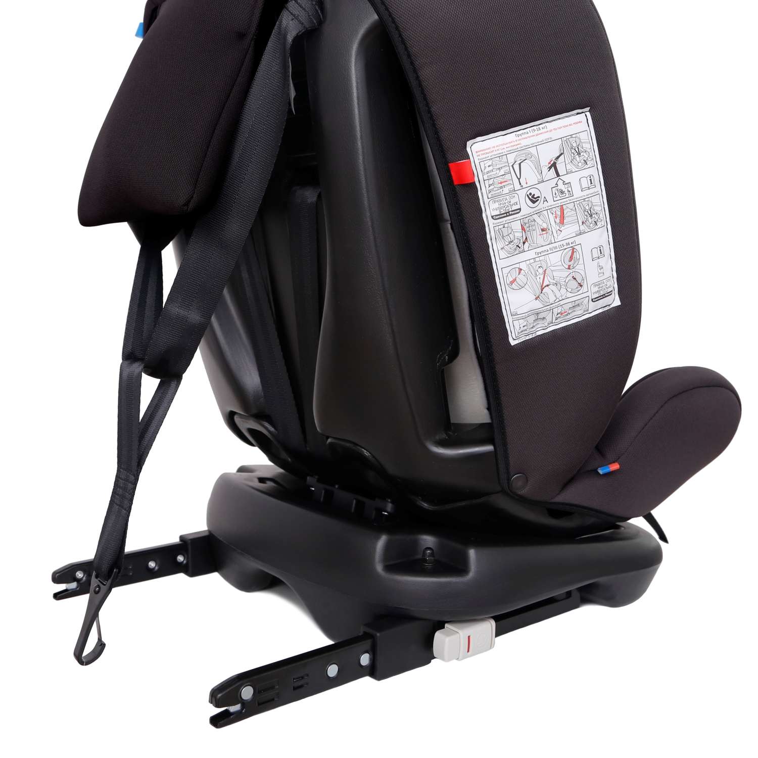 Автокресло Babyton Multi-Stage Black-Grey Isofix 0+/1/2/3 (0-36 кг) - фото 22