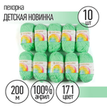 Пряжа Пехорка Детская Новинка (100% акрил) 10х50г/200м цвет 171 весна
