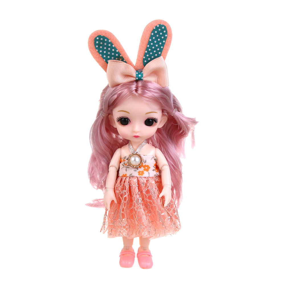 Кукла мини Игроленд с аксессуарами и питомцем 436-172 - фото 9