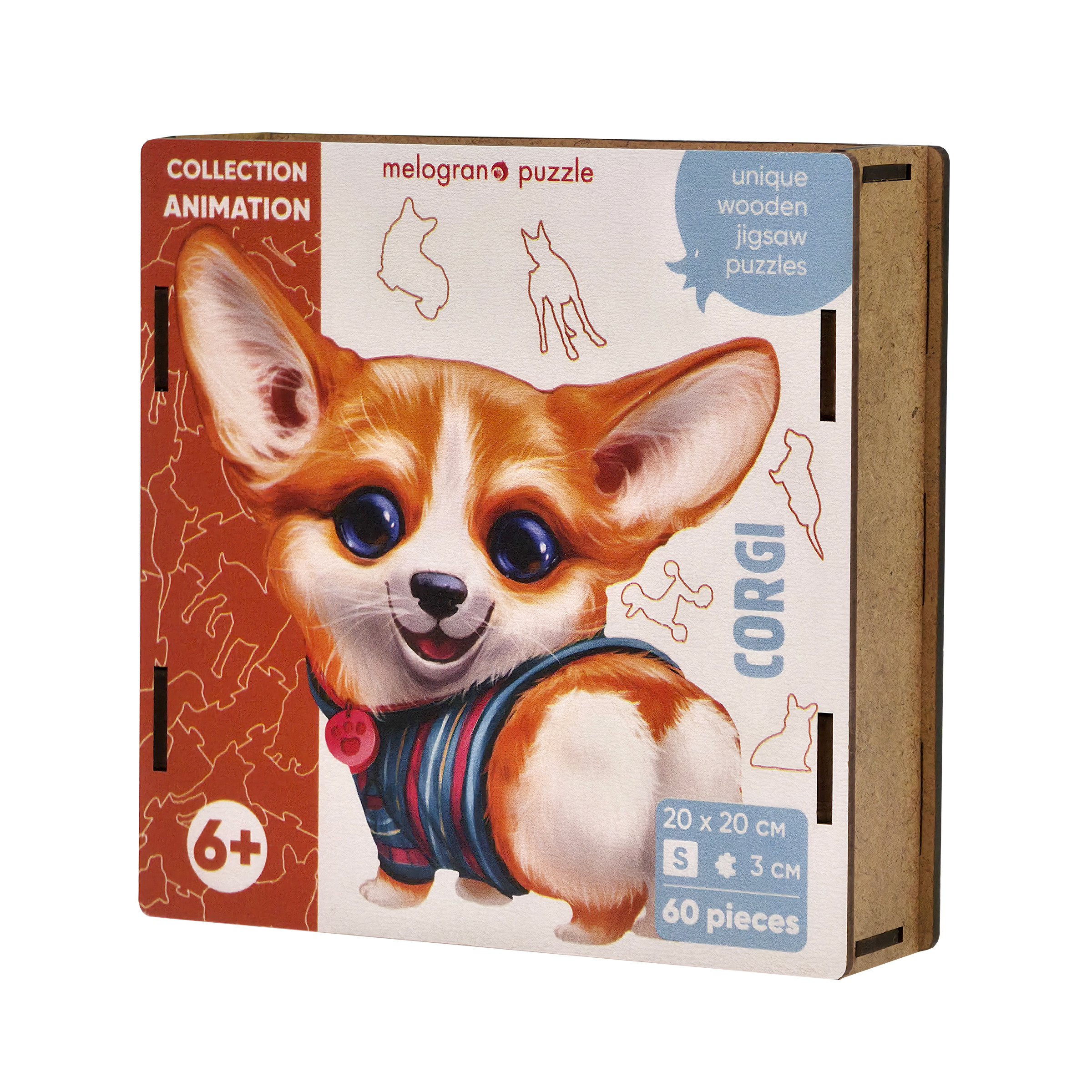 Пазл Melograno puzzle деревянный - фото 3