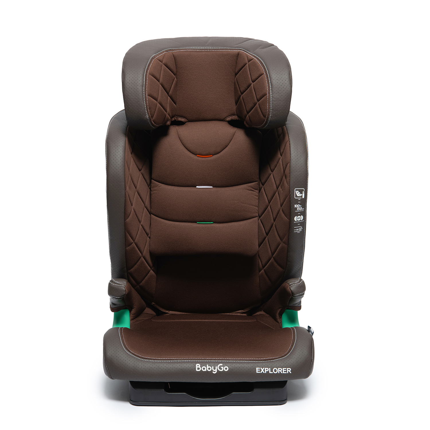 Автокресло BabyGo Explorer New Isofix 2/3 (15-36 кг) коричневый - фото 10