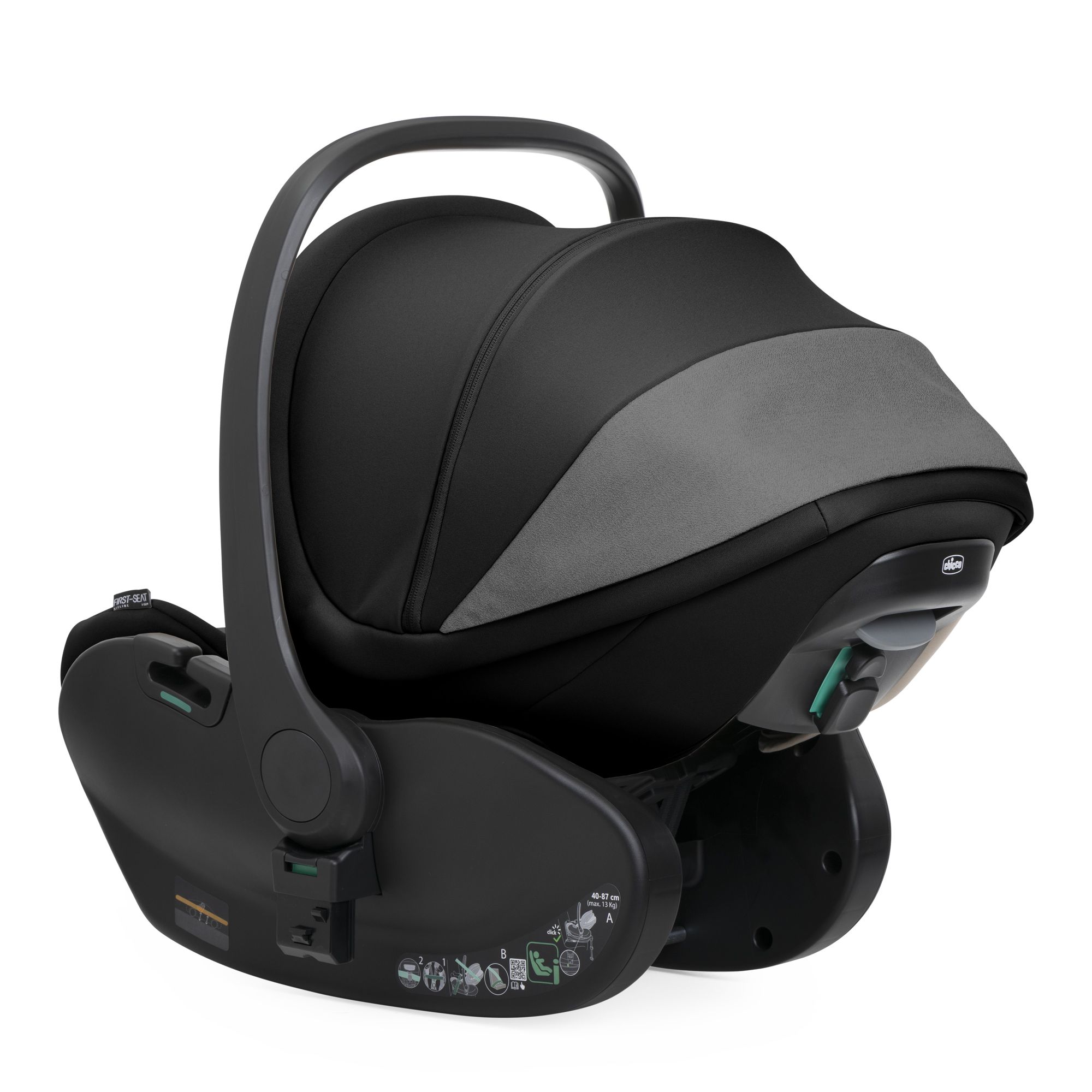 Автокресло Chicco 0 (0 -13 кг) черный - фото 25