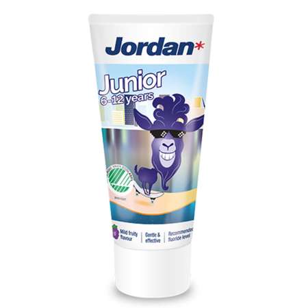 Зубная паста Jordan с фтором фруктовый