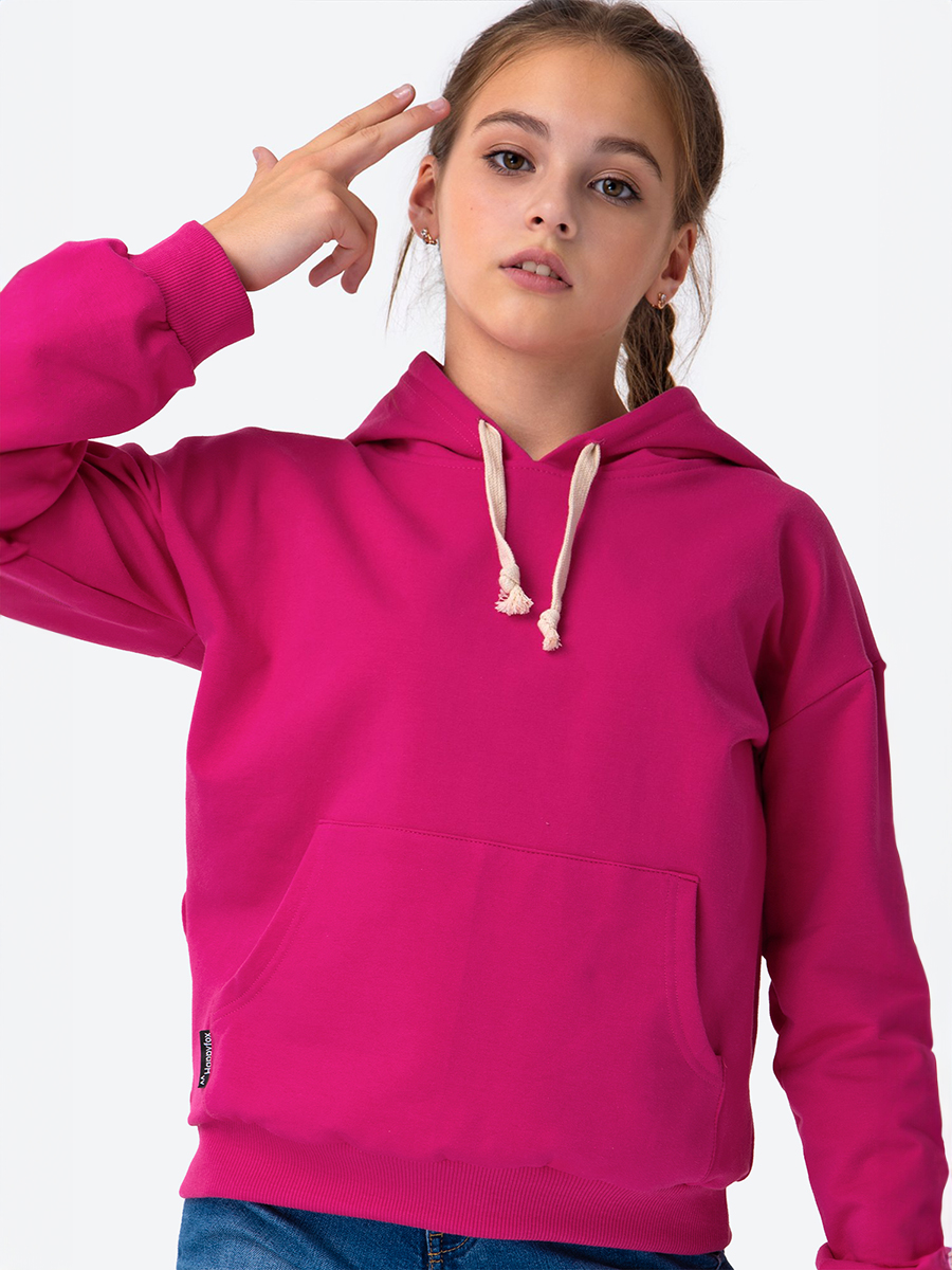 Худи HappyFox HF00158фуксия - фото 8