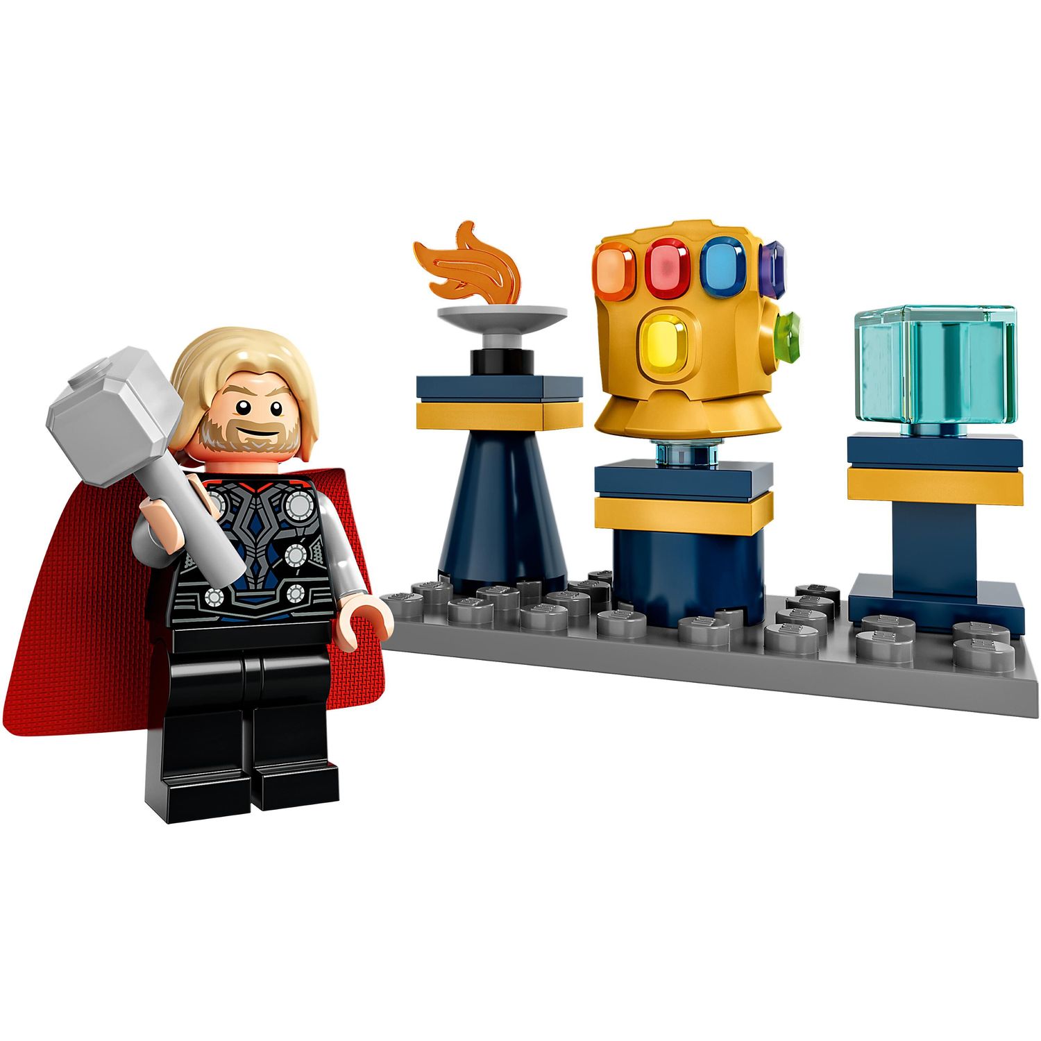 Конструктор LEGO Marvel Super Heroes Молот Тора блочный - фото 6