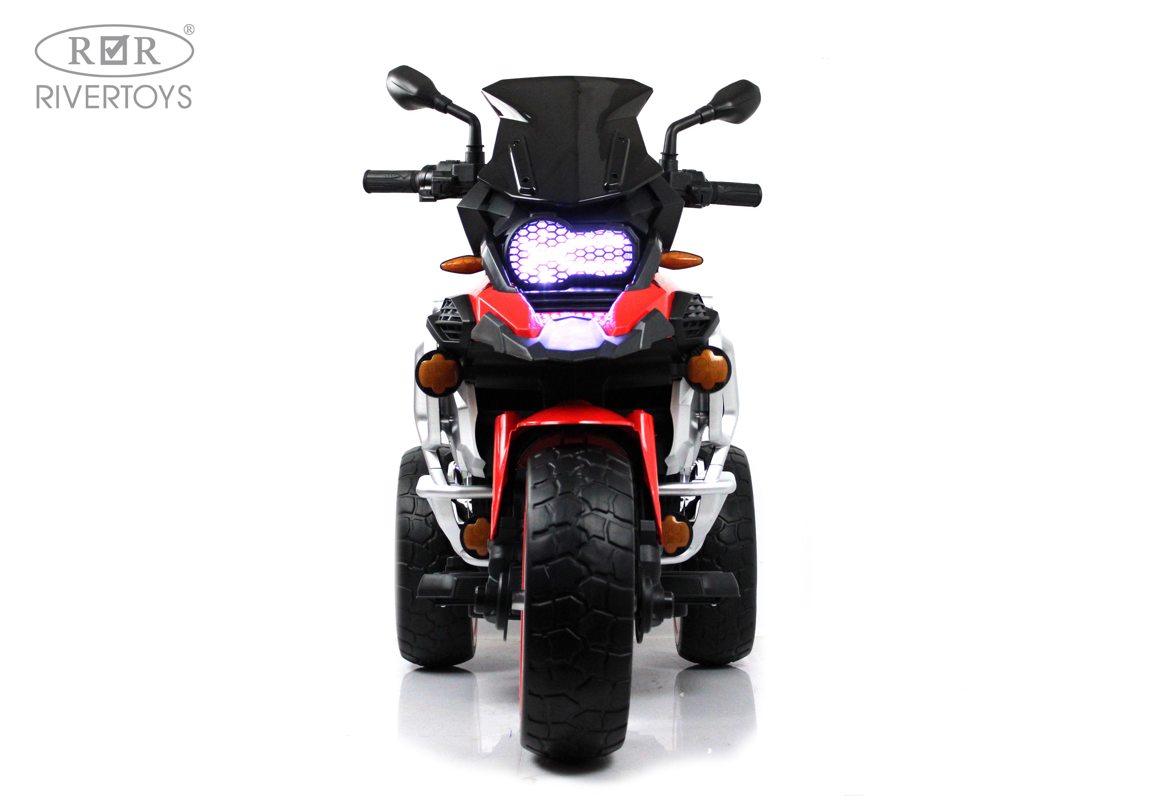 Электромотоцикл RIVERTOYS М111БХ-RED - фото 25