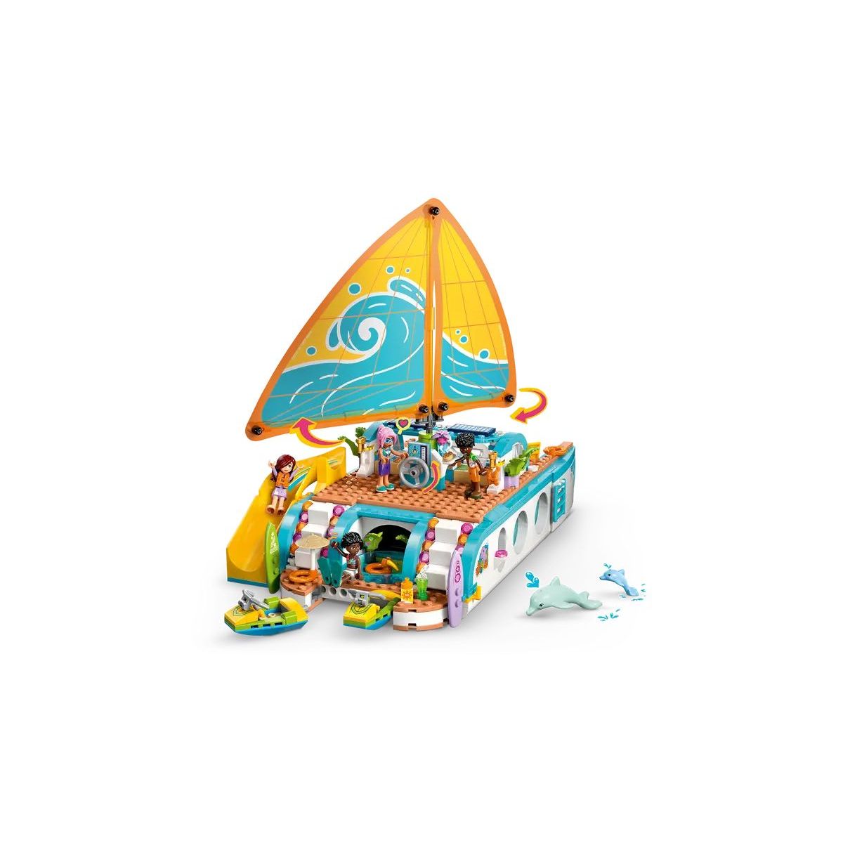 Конструктор LEGO Friends Приключение на лодке 685 дет. - фото 3