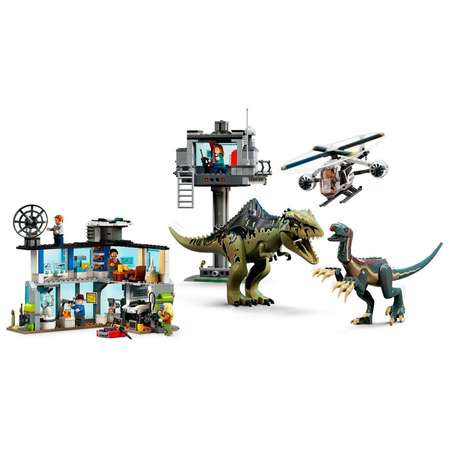 Конструктор LEGO Jurassic World Giganotosaurus Therizinosaurus блочный