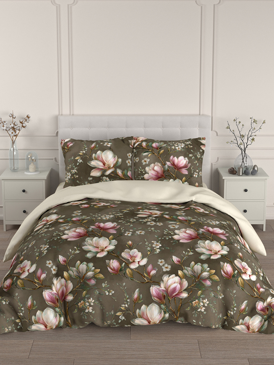 Комплект постельного белья для SNOFF Дэниэла сатин семейный 5 предм. - фото 1