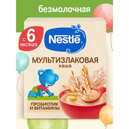 Каша Nestle безмолочная овсянка сухая мультизлак 200г с 6 месяцев