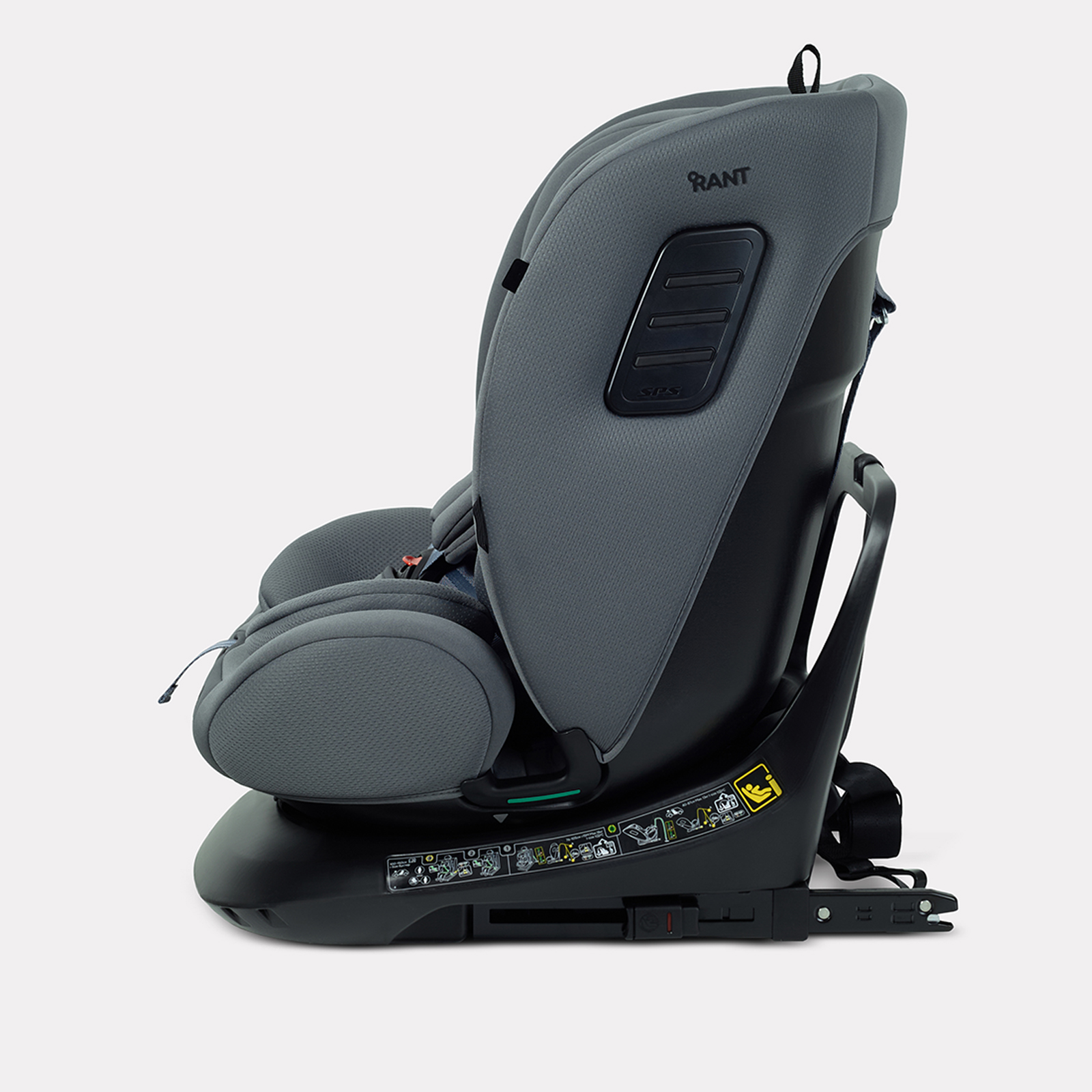 Автокресло Rant Skyline isofix Isofix 0+/1/2/3 (0-36 кг) серый - фото 12