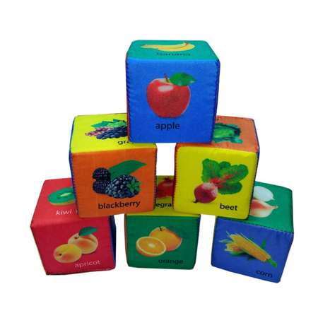 Игрушка Учитель кубики Фрукты овощи и ягоды