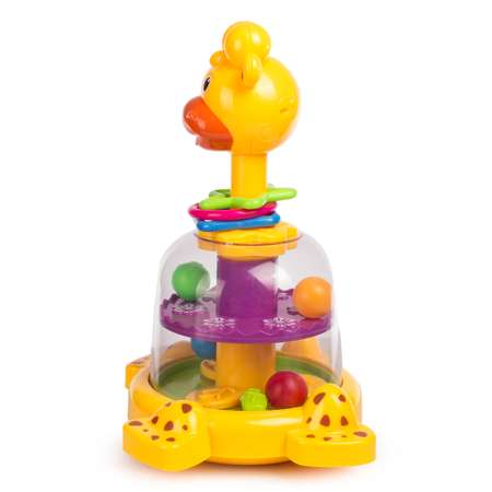 Развивающая игрушка BabyGo Жираф с вертушкой