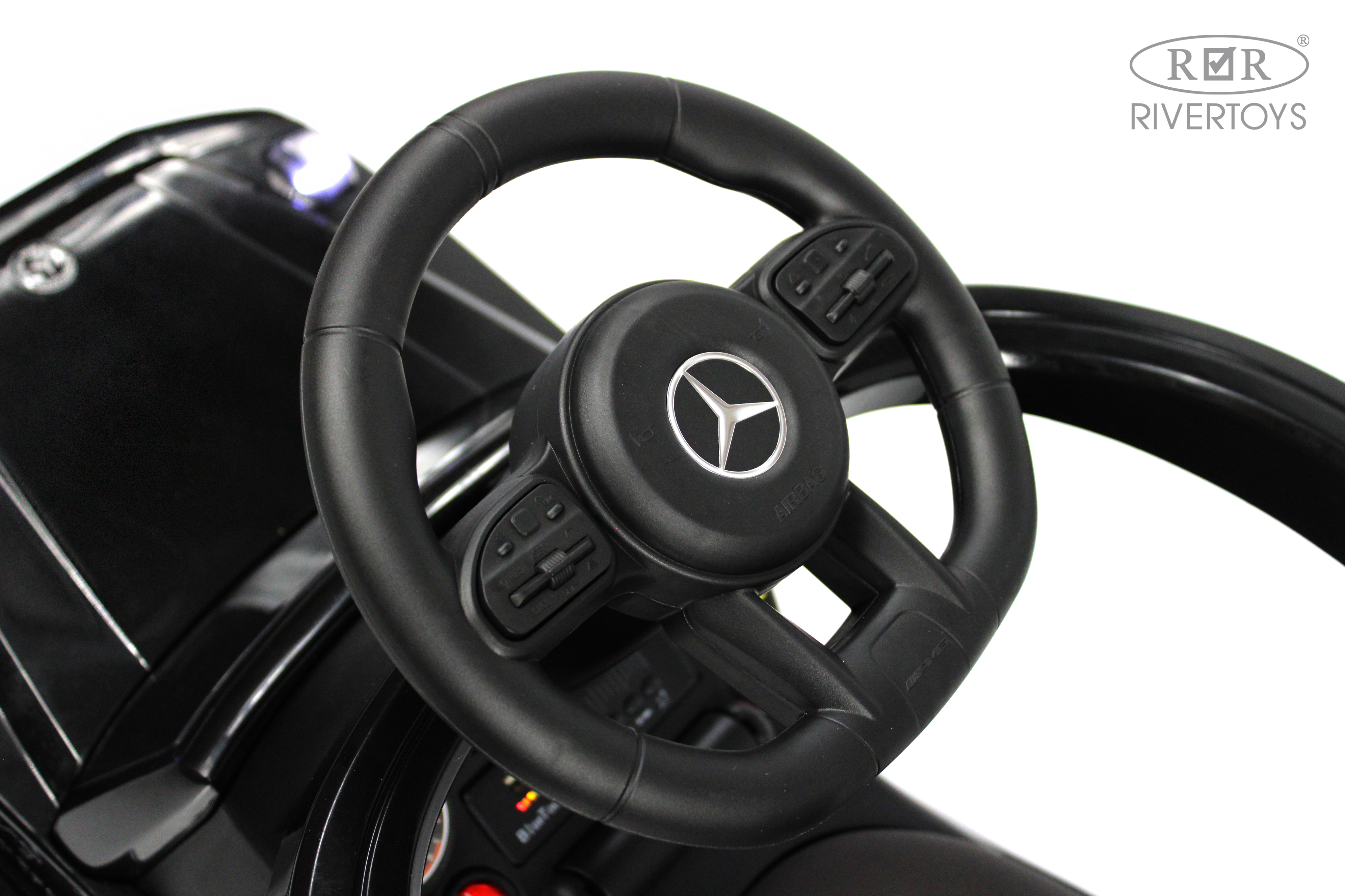 Каталка RIVERTOYS Mercedes-BenzG63 Black Diamond черный - фото 8